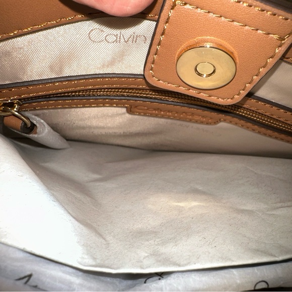 Women's Crossbody Messenger Genuine Leather Handbag Shoulder Bag Tan Satchel - Picture 11 of 12